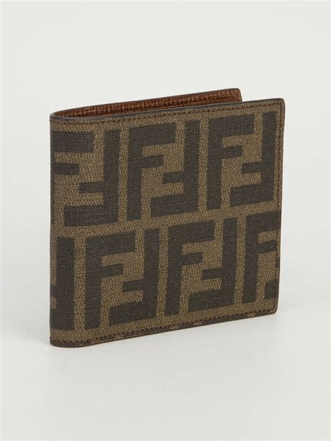 fendi men's wallet print|fendi wallet quality.